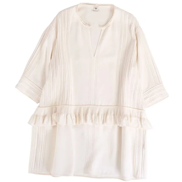 Hermès Dress 3/4 Sleeve Silk Cotton in Silk from The Reluxe