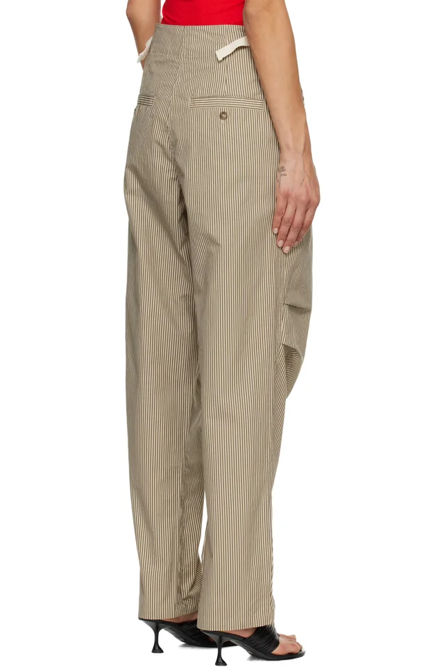 Isabel Marant Etoile Beige Ceryne Trousers, photo 3 of 4 from SSENSE