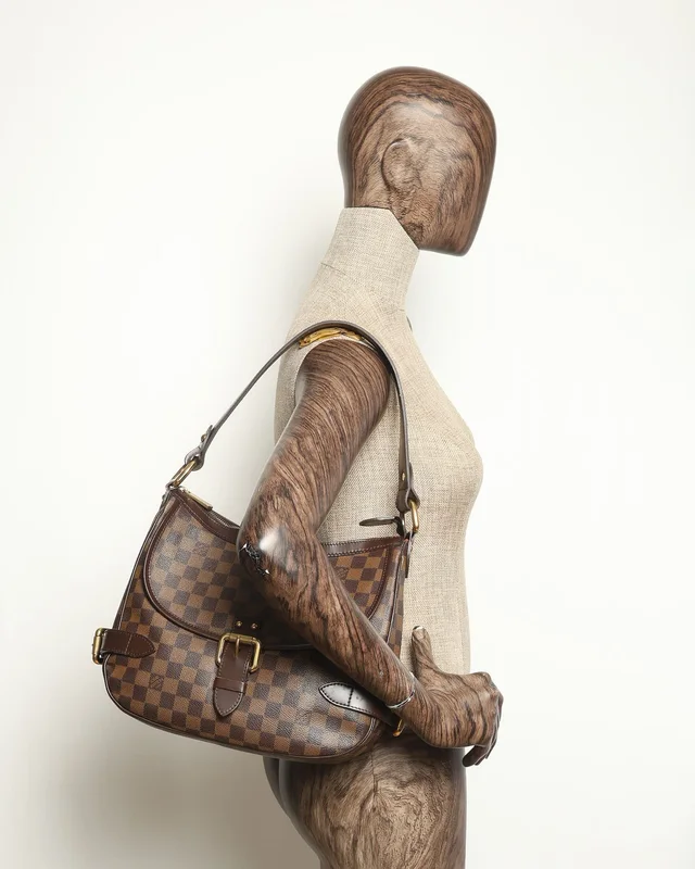 Louis Vuitton Damier Ebene Highbury Shoulder Bag in Brown from A Retro Tale, photo 5 of 9