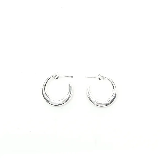 Gucci Silver Hoop Earrings in Silver from A Retro Tale, photo 2 of 3