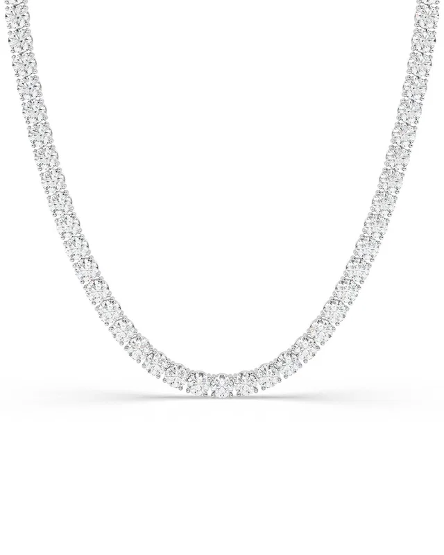 Lab Grown Diamonds 14K 15.00 ct. tw. Lab-Grown Diamond Necklace, image 1 of 1 from Rue La La