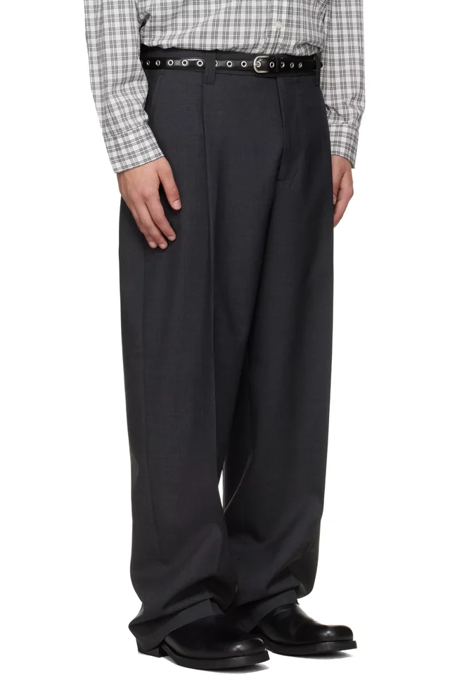 mfpen Gray Service Trousers, photo 2 of 5 from SSENSE