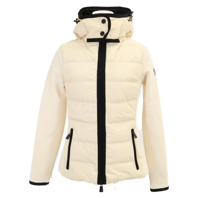 Moncler Grenoble Maglia Cardigan Hybrid Down Jacket in Nylon from The Reluxe
