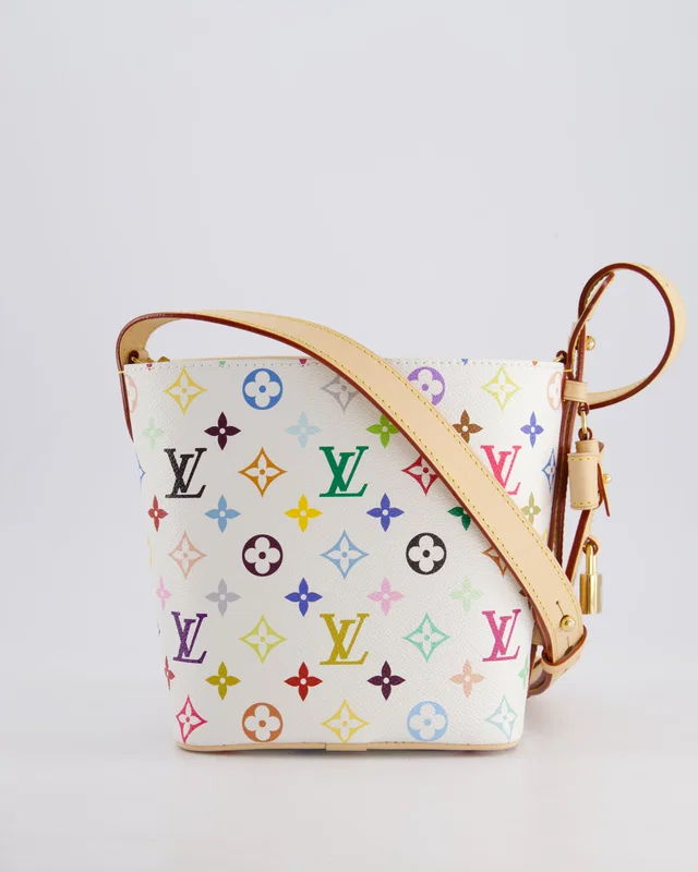 NEW* Louis Vuitton X Takashi Murakami All in White Calfskin from Sellier