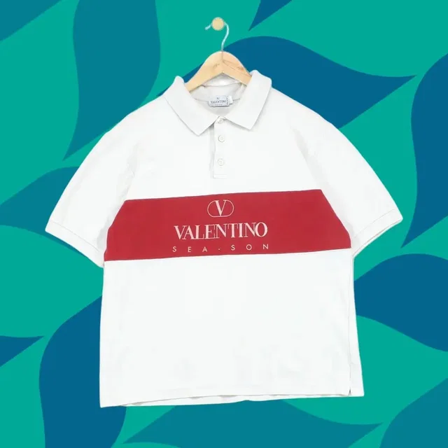 Valentino Garavani Vintage Polo Shirt White Size M Short Sleeve Made In Italy Mens in multicolor Canvas from Grailed