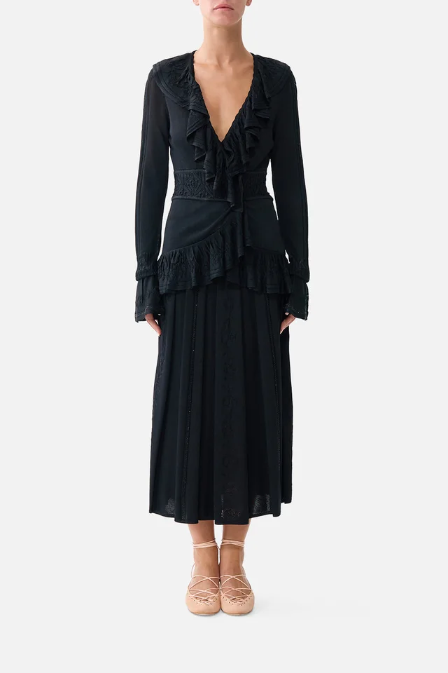 Camilla eBoutique PLEATED KNIT SKIRT FLAMENCO FOLKLORE from CAMILLA, photo 1 of 1