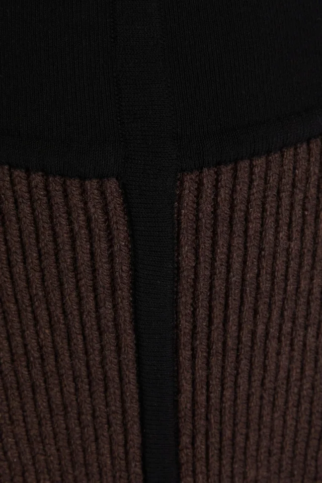 Rick Owens Ribbed Cashmere-Blend Two-Tone Shorts, photo 4 of 4 from THE OUTNET