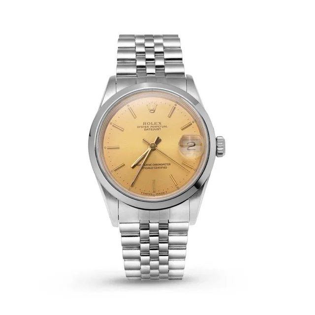 Rolex Datejust Automatic Chronometer Champagne Dial Unisex Watch 16030 CSJ in neutral|yellow|white|silver|gold|gray from Jomashop.com