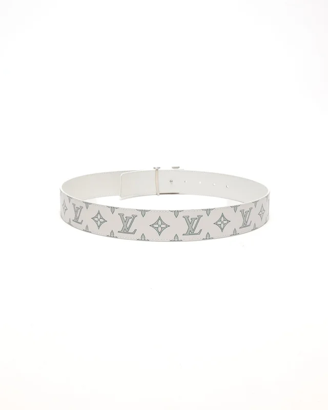 Louis Vuitton Shadow Reversible Belt, Size 85 in Denim from A Retro Tale, photo 2 of 4