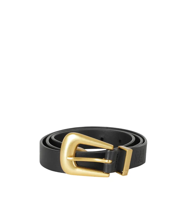 Magda Butrym Sculpted Buckle Leather Belt from SENSER, photo 1 of 1