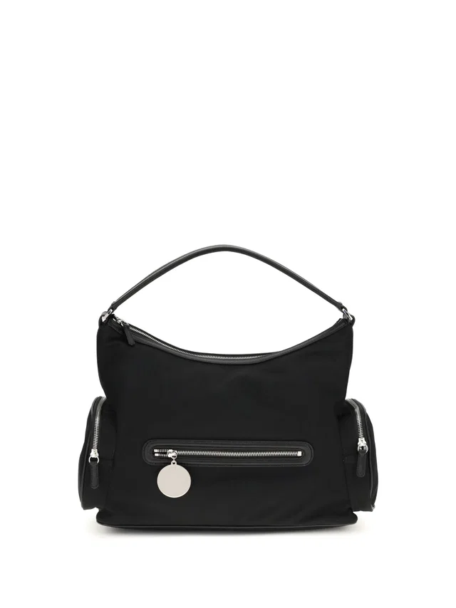 Stella McCartney Dartmoor Shoulder Bag — Black Nylon in Black Nylon from HEWI