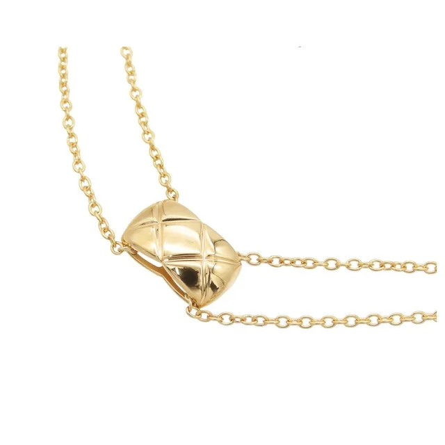 Chanel Coco Crush Necklace Yellow Gold 18K in Yellow from The Reluxe