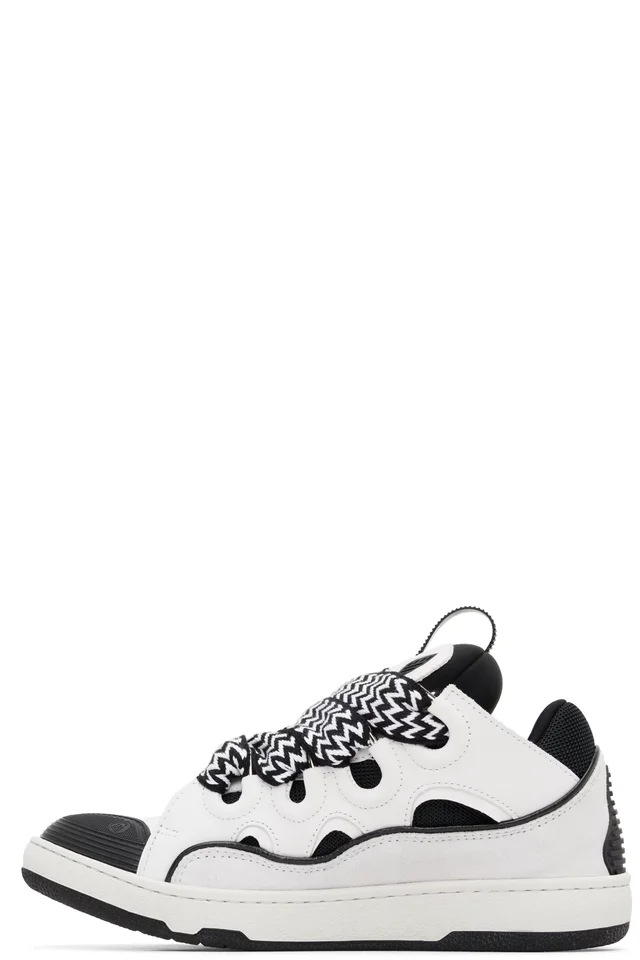 Lanvin White Curb Sneakers, photo 3 of 5 from SSENSE