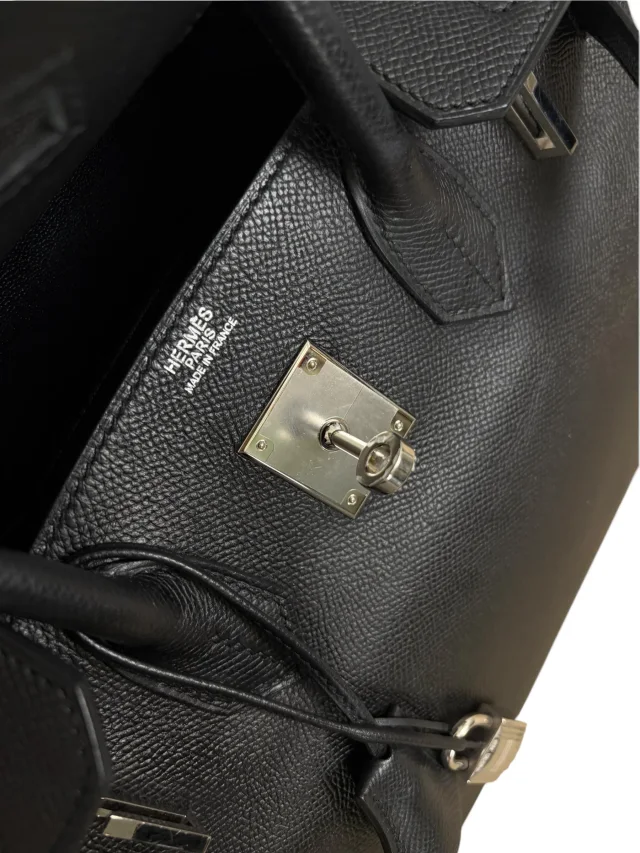 Hermès Black Epsom Birkin 30 PHW in Black Epsom leather from Season 2 Consign, photo 12 of 12