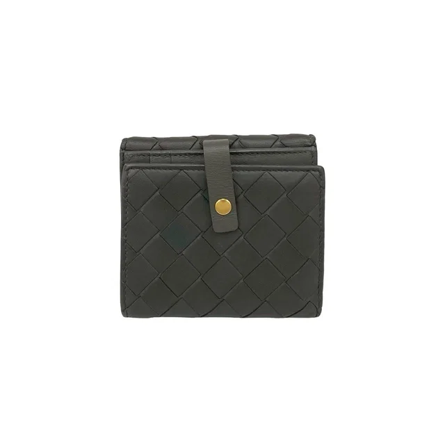 Bottega Veneta Leather Bifold Wallet in Leather from LuxUness