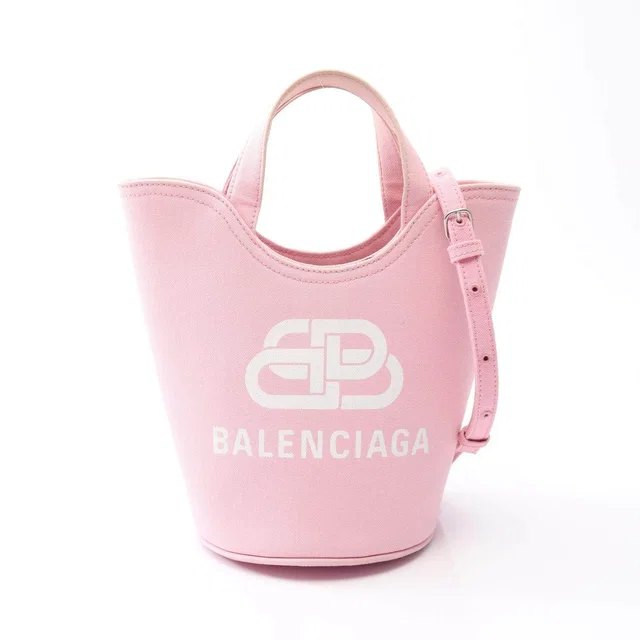 Balenciaga Wave XS Canvas 2way Handbag in Canvas from LuxUness