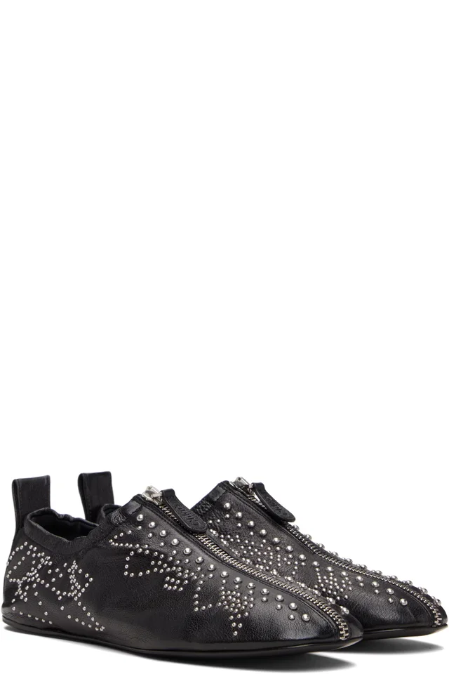Chloé Black Susanna Flats, photo 4 of 4 from SSENSE