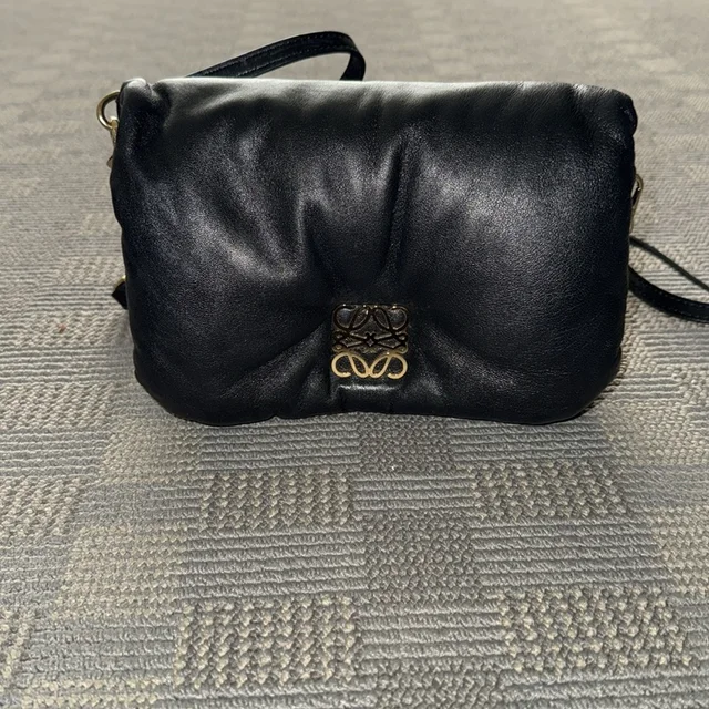 Loewe Mini Goya Puffer Bag in black Lambskin from Poshmark, photo 2 of 6