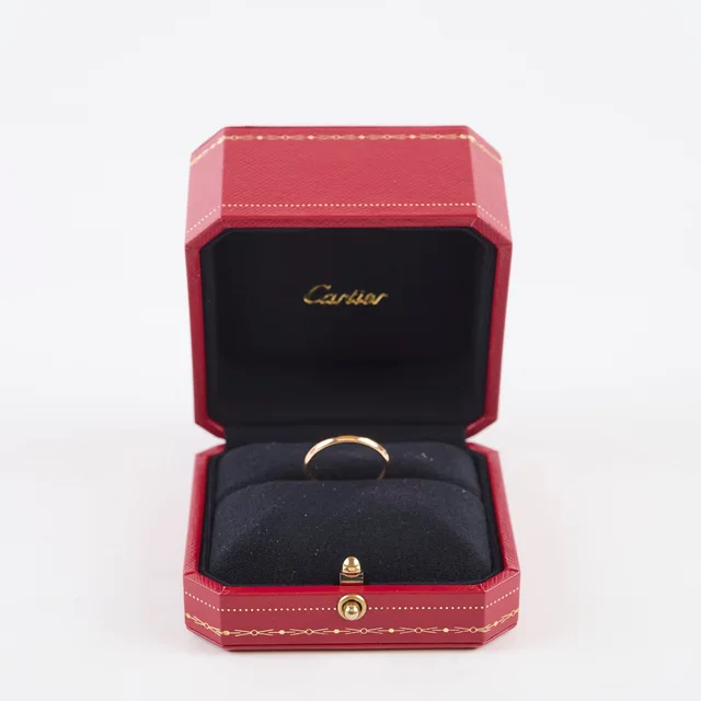 Cartier 1896 Wedding Band Diamond Size 55 10 from The Purse Affair