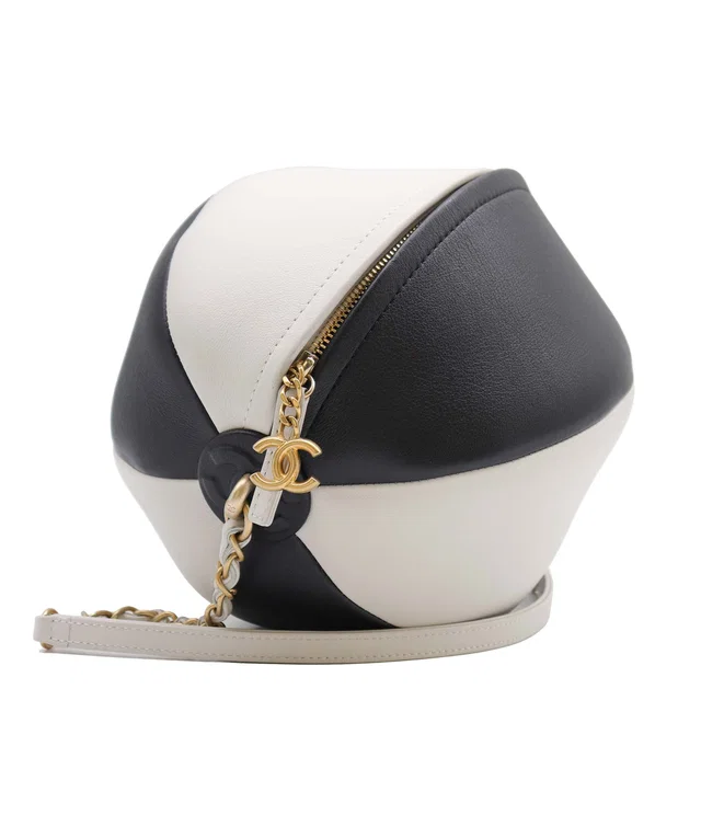 Chanel beach ball Chain Shoulder Bag in Calfskin from Luxury Promise