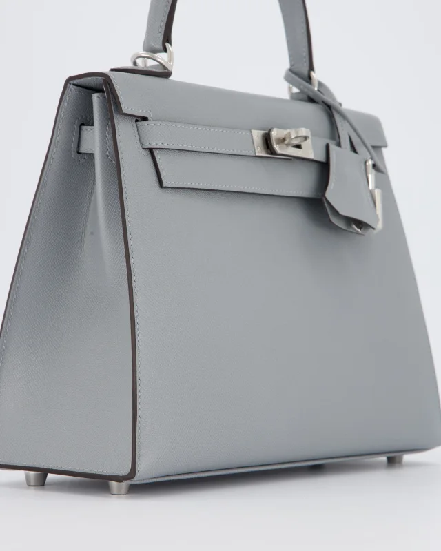 Hermès Kelly 25 Sellier Bag in Grey Leather from Sellier, photo 12 of 21