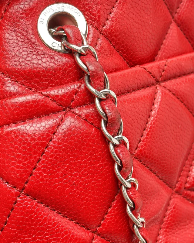 Chanel Timeless Soft Caviar Shopper Tote Bag in Caviar leather from A Retro Tale, photo 7 of 11