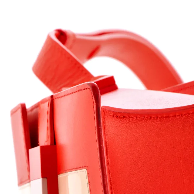 Delvaux Madame Shoulder Bag Leather PM in red Leather from Rebag, photo 7 of 8