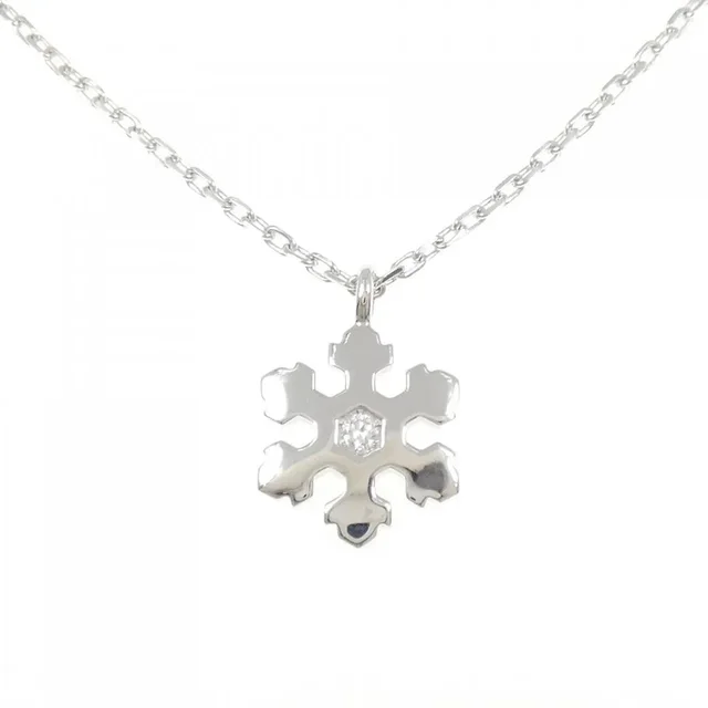 Bvlgari Bvlgari Snowflake 750 White Gold Diamond Necklace Precious Metal Necklace in Silver in silver|gray from Grailed