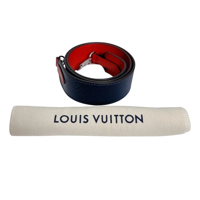 Louis Vuitton Epi Strap Bicolor Shoulder Navy in Navy Leather from The Reluxe