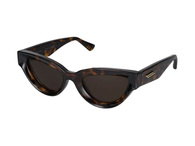Bottega Veneta Bv1249s Sunglasses — Tortoiseshell Injected from HEWI