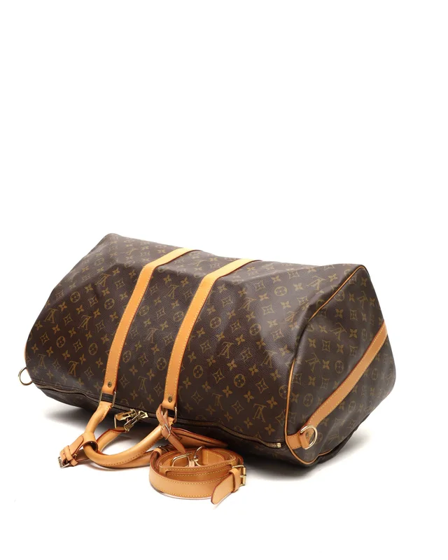 Louis Vuitton Monogram Keepall Bandoulière 55 Weekend Bag in Coated canvas from A Retro Tale, photo 4 of 11