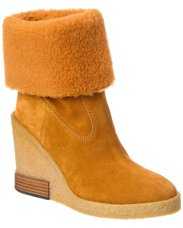 TOD's Zeppa Para Suede Boot in https://asset1.ruecdn.com/images/sw/131395/1313958615_RLSW_orange.jpg, image 1 of 1 from Gilt
