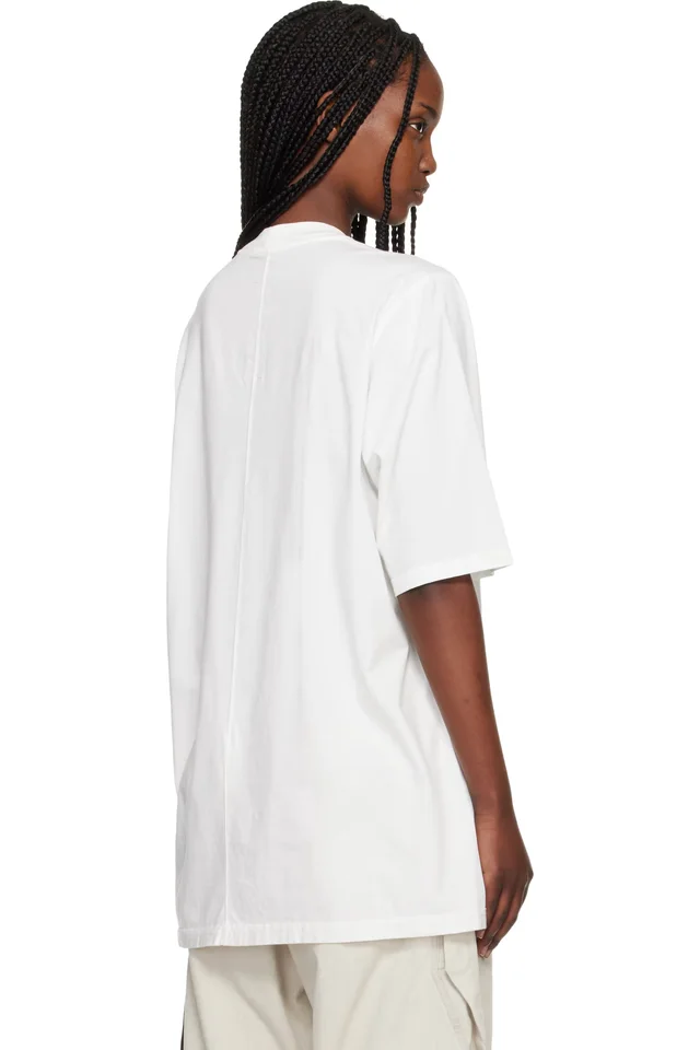 Rick Owens DRKSHDW Off-White Temple Jumbo S/S T-shirt, photo 3 of 4 from SSENSE