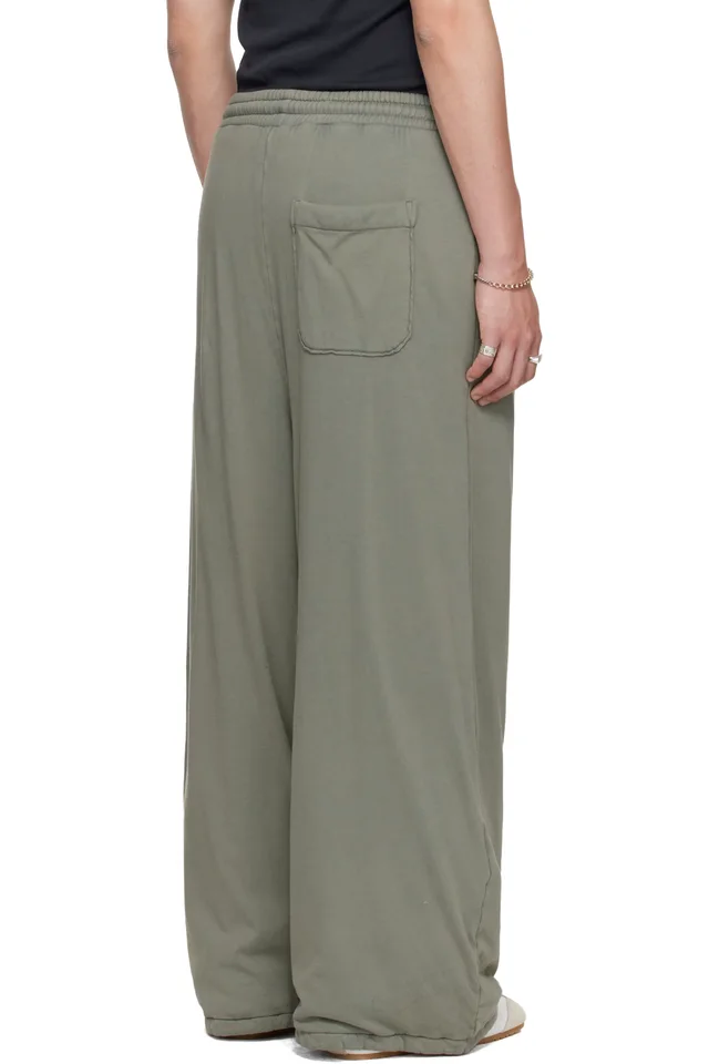LU'U DAN Gray Wadded Bontans Sweatpants, photo 3 of 4 from SSENSE