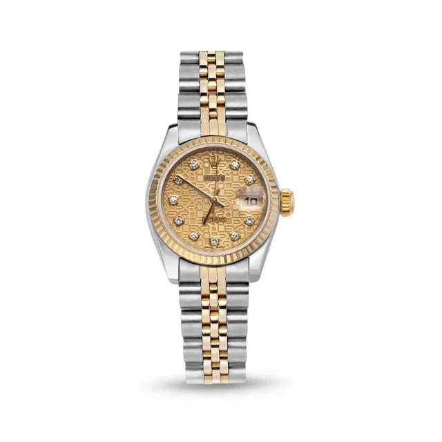 Rolex Datejust Automatic Chronometer Diamond Ladies Watch 179173 CJDJ in neutral|yellow|white|silver|gold|gray from Jomashop.com