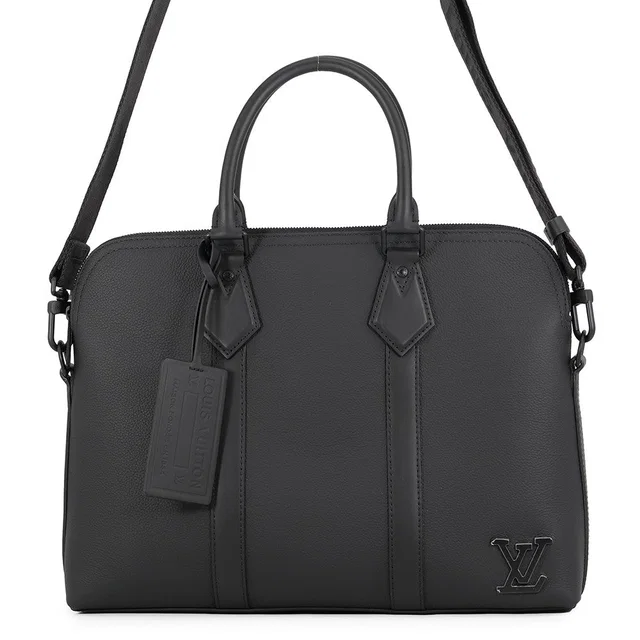 Louis Vuitton Takeoff/Briefcase NoirM59159 Aerogram Leather in Leather from GALLERY RARE