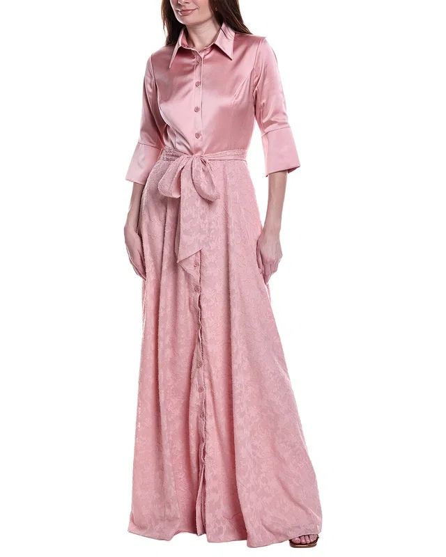 Rene Ruiz Brocade Shirt Gown, image 1 of 1 from Gilt