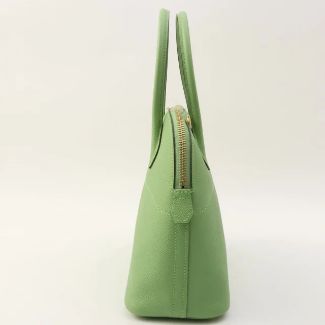 Hermès 2020 Bolide 27 Vert Criquet in Green Epsom leather from VINTAGE QOO TOKYO, photo 5 of 12
