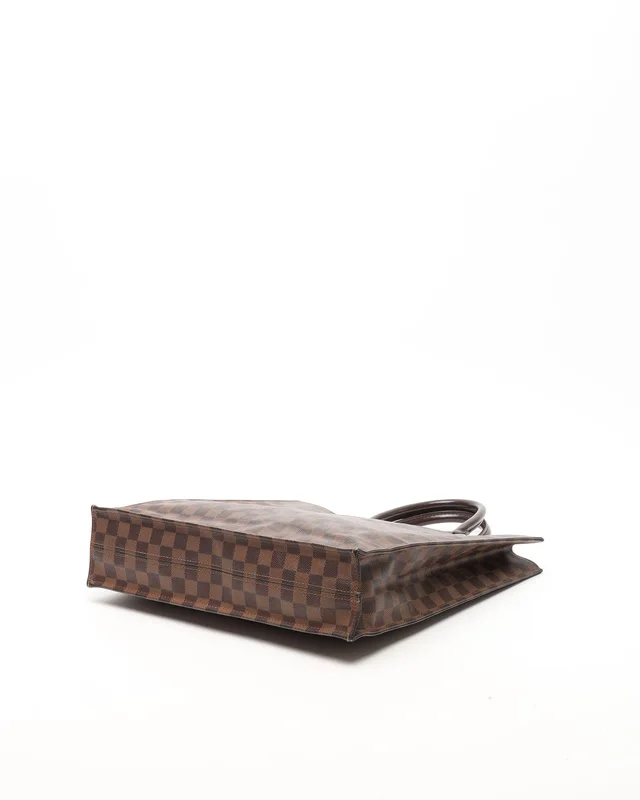 Louis Vuitton Damier Ebene Sac Plat GM Bag in Brown from A Retro Tale, photo 4 of 10