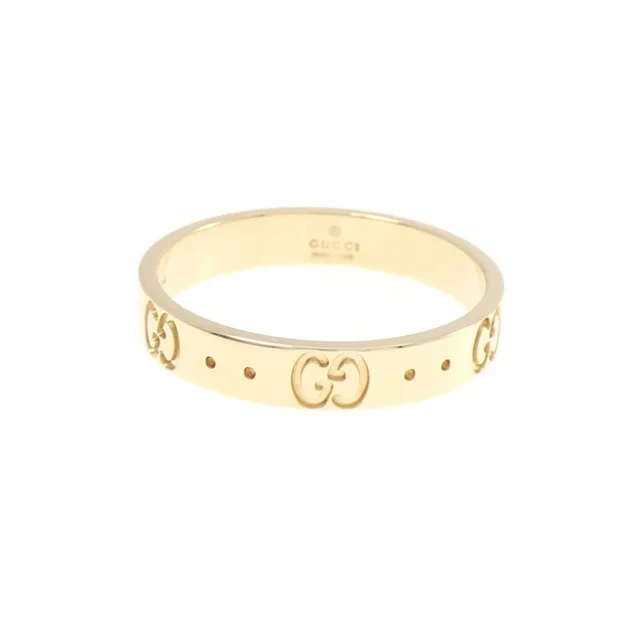 Gucci グッチ アイコン リング in 750イエローゴールド from KOMEHYO, photo 2 of 2