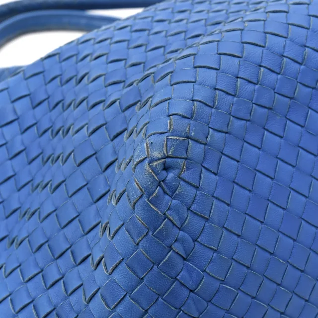 Bottega Veneta Nappa Intrecciato Brick Tote Celeste in Nappa leather from FASHIONPHILE, photo 9 of 14