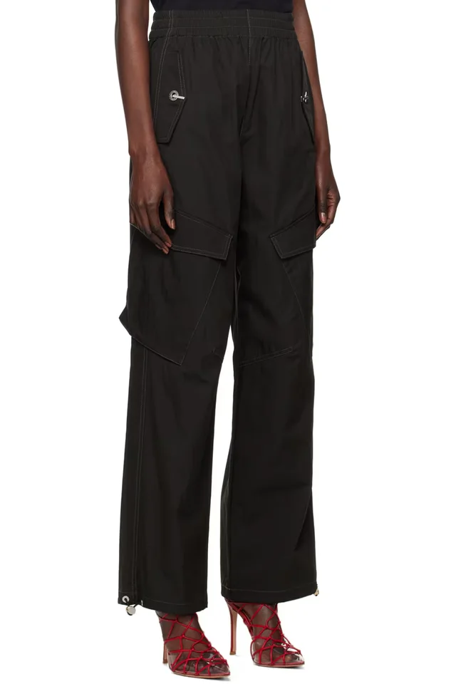 Dion Lee Black Latch Trousers, photo 2 of 4 from SSENSE