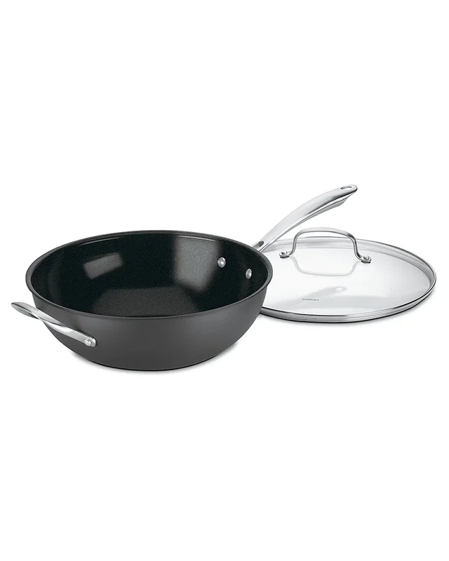 Cuisinart GreenGourmet Hard-Anodized Nonstick 12in Stir-Fry Wok, image 1 of 1 from Rue La La