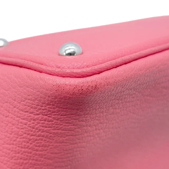 Hermès Bolide 1923 Rose Azalee Chevre Myzore Goatskin Size Mini in Pink Goatskin from GALLERY RARE, photo 8 of 18