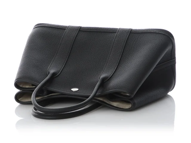 Hermès Garden Party 30 in Black Leather from Ann's Fabulous Finds, photo 7 of 10