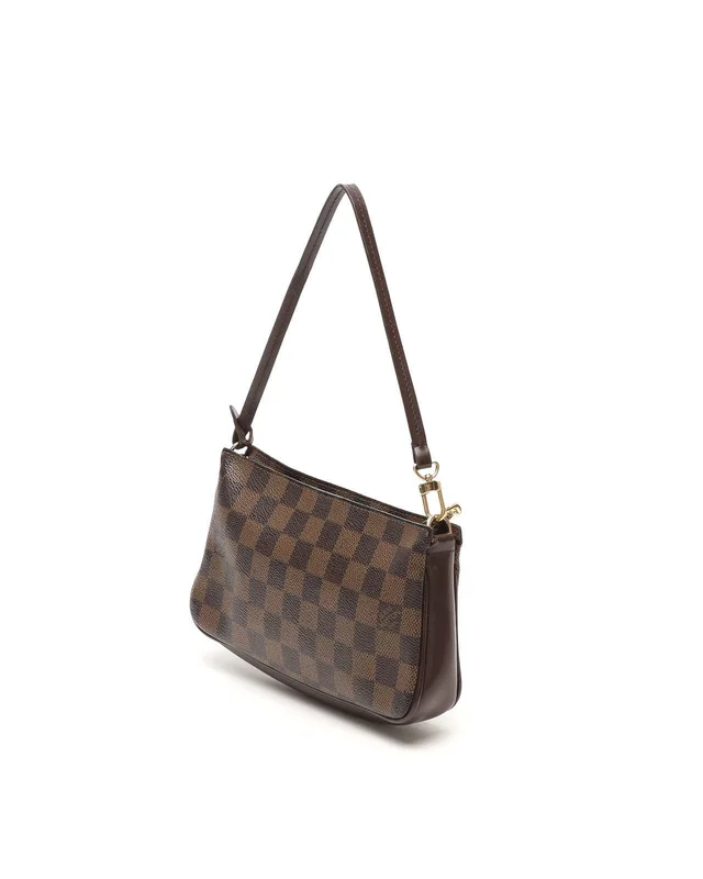 Louis Vuitton Damier Ebene Navona Accessoires Pochette Bag in Brown from A Retro Tale, photo 2 of 7