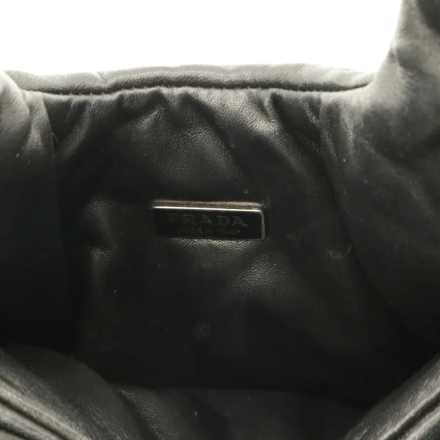 Prada Nappa 2way bag in Black Lambskin from LuxUness, photo 8 of 8