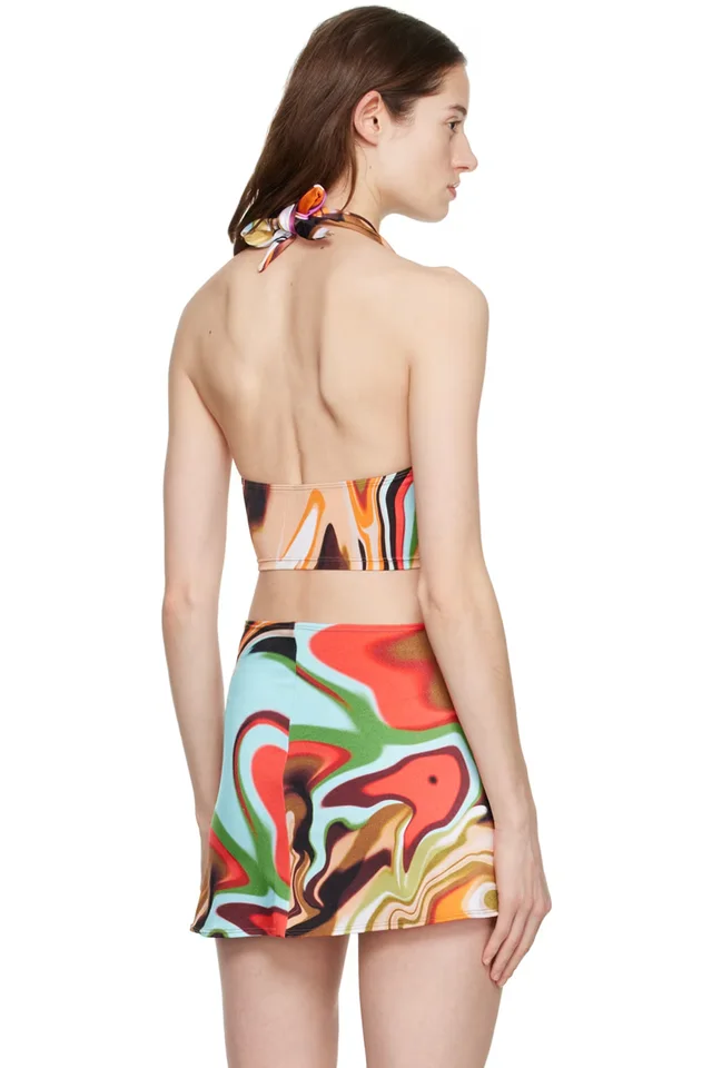 DOS SWIM Multicolor Andi Camisole, photo 3 of 3 from SSENSE