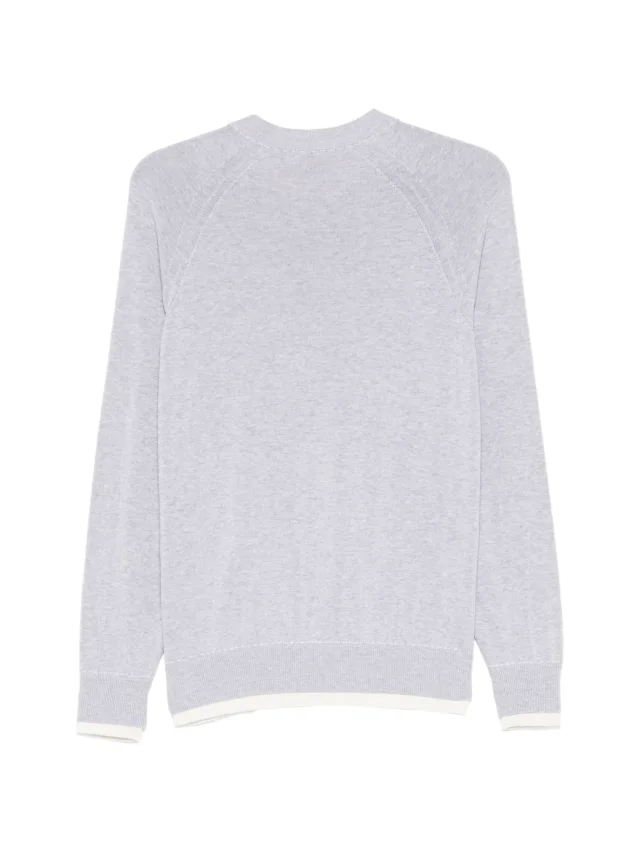Eleventy round-neck cotton sweater, photo 2 of 2 from FARFETCH