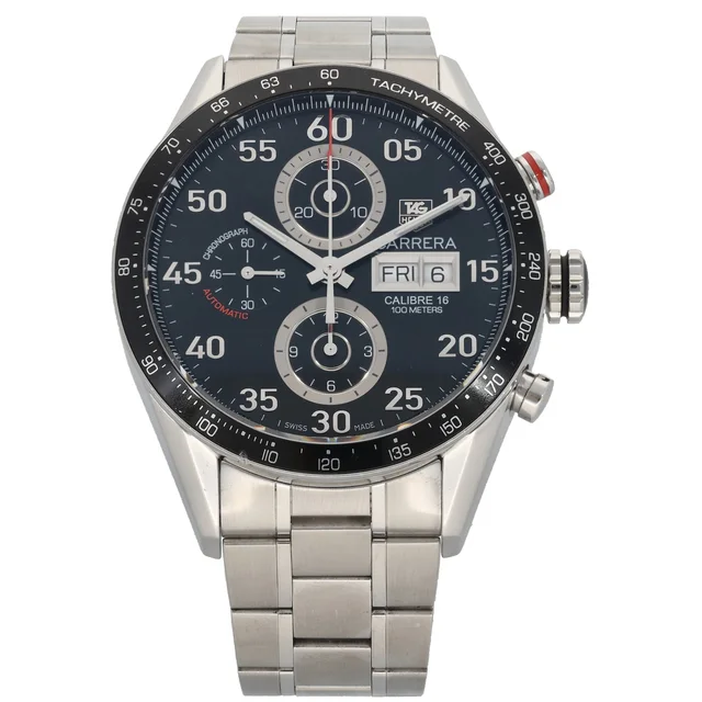 TAG Heuer Carrera CV2A10 43mm Stainless Steel Watch from H&T